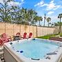 Stay in A Castle In St Augustine Hot Tub Fireplace