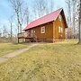 1 Mi to South Twin Lake: Cabin w/ Deck in Trego!