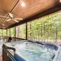 3 Mi to Beavers Bend State Park: Hot Tub Haven!