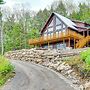 Mtn-view Deck: Scenic Conway Log Cabin!