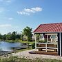 Chalets With a Bathroom, Near a Pond