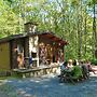 Cozy, Wooden Chalet With a Microwave, Located in a Forest