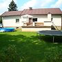 Serene Holiday Home in Mladé Buky with Private Pool and Trampoline