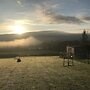 Romantic Shepherds hut at Jacquies B and B