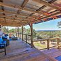 Private Hill Country House w/ Deck on 7 Acres!