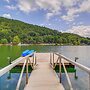 Lakefront Butler Home w/ Hot Tub, Fire Pit + Dock