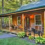 Smoky Mountain Rustic Log Cabin w/ Furnished Patio