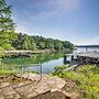 Greers Ferry Lakefront Home w/ Deck & Boat Slips!