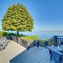 Chic Port Angeles Home w/ Oceanfront Balcony!
