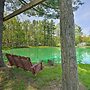 'the Red Pine Cabin' w/ Private Pond & Dock!