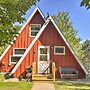 A-frame Cabin w/ Private Boat Dock!