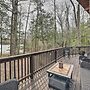 Waterfront Cottage w/ Fishing Dock & Fireplace!