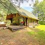 Secluded Log Cabin in NW Michigan: Hot Tub & Deck