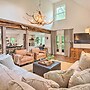 Deck w/ Fireplace: Pet-friendly Lake Lure Retreat