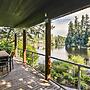 Lakefront Olympia Home w/ Private Dock + Views!