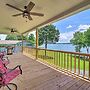 Lakefront Home w/ Deck, Private Boat Dock + Ramp!