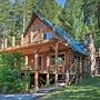 Alpine Adventures: Cozy Log Cabin w/ Deck & Views!