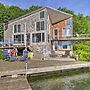 Waterfront Deruyter Home w/ Private Dock!