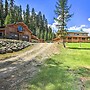 Waterfront Log Home w/ 95 Acres on Yaak River