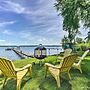 Lakefront Mayville Cottage w/ Dock & Grill!
