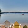 Raymond Getaway w/ Private Beach & Boat Dock!