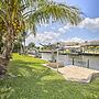 Bright Canalfront Home w/ Boat Dock, Patio, Grill!