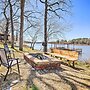 Lakefront Fort Towson Home w/ Private Dock!