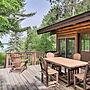 Rustic Cozy Cabin on Island Lake w/ Fire Pit, Dock