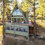 Flagstaff A-frame Cabin w/ Deck & Lovely Views!