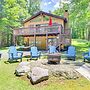 Lake Ariel Cabin w/ Fire Pit & Resort Amenities!