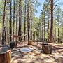 Tranquil Forest Lakes Retreat: Yard, Deck & Gazebo