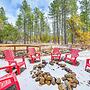 National Forest Access, Fire Pit: Munds Park Home