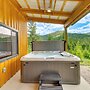 Modern Lakeside Cabin w/ Mountain Views & Hot Tub!
