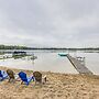 Lakefront Burlington Vacation Rental: Dock + Beach