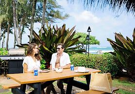 Aston Islander on the Beach