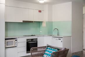 Bayview Beachfront Apartments, in town right on the beach