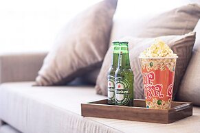 Loft moderno com AC na Praça Pôr do Sol