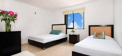 Oceanfront white sand beach condo