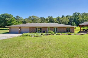 Serene Ava Countryside Home w/ Deck & Fire Pit