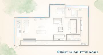Design Loft With Private Parking