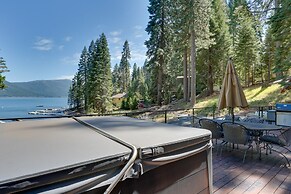 Westwood Lakefront Cabin w/ Hot Tub & Boat Dock!