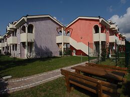 Colorful Apartment With Fenced Garden and Fireplace