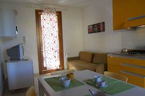 Colorful Apartment With Fenced Garden and Fireplace