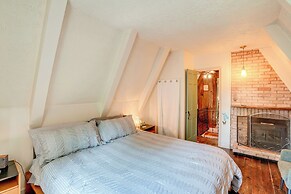 A-frame Cabin w/ Furnished Deck in Becket!
