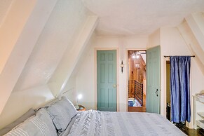 A-frame Cabin w/ Furnished Deck in Becket!