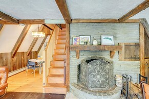 A-frame Cabin w/ Furnished Deck in Becket!