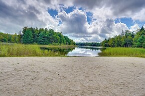 A-frame Cabin w/ Furnished Deck in Becket!