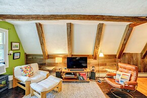 A-frame Cabin w/ Furnished Deck in Becket!