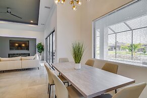 Pool & Outdoor Kitchen: Waterfront Cape Coral Home