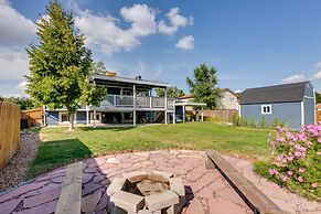 Furnished Deck + Fire Pit: Thornton Family Retreat